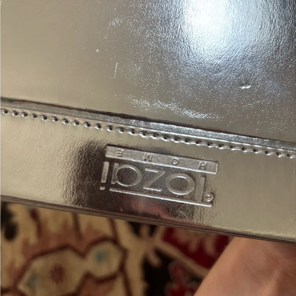 Tozai 5x7 Calf Hair Gray and Silver Picture Frame